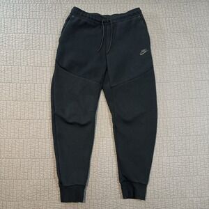 Nike Sportswear Tech Fleece Jogger Pants Men's Medium Black Tapered Workout Gym